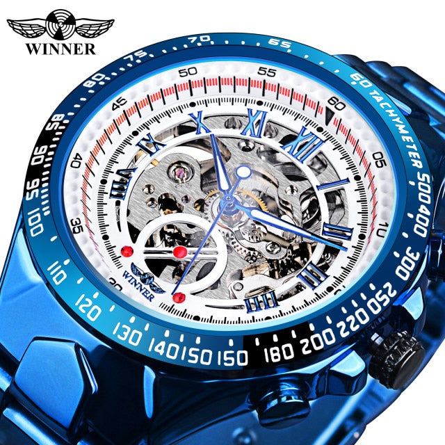 Relógio Masculino Bezel Golden Watch Luxo Montre Homme