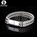 Pulseira De Titânio Camada Dupla 316L Aço Inoxidável