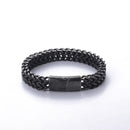 Pulseira De Titânio Camada Dupla 316L Aço Inoxidável