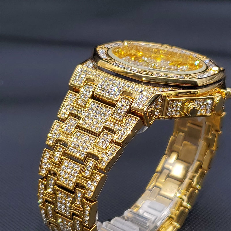 Relógio MissFox Luxury Brand Cravejado de Zircônia Cubica
