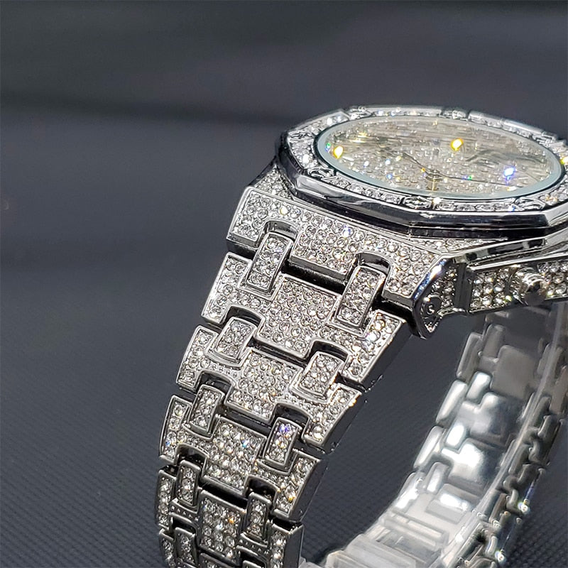 Relógio MissFox Luxury Brand Cravejado de Zircônia Cubica