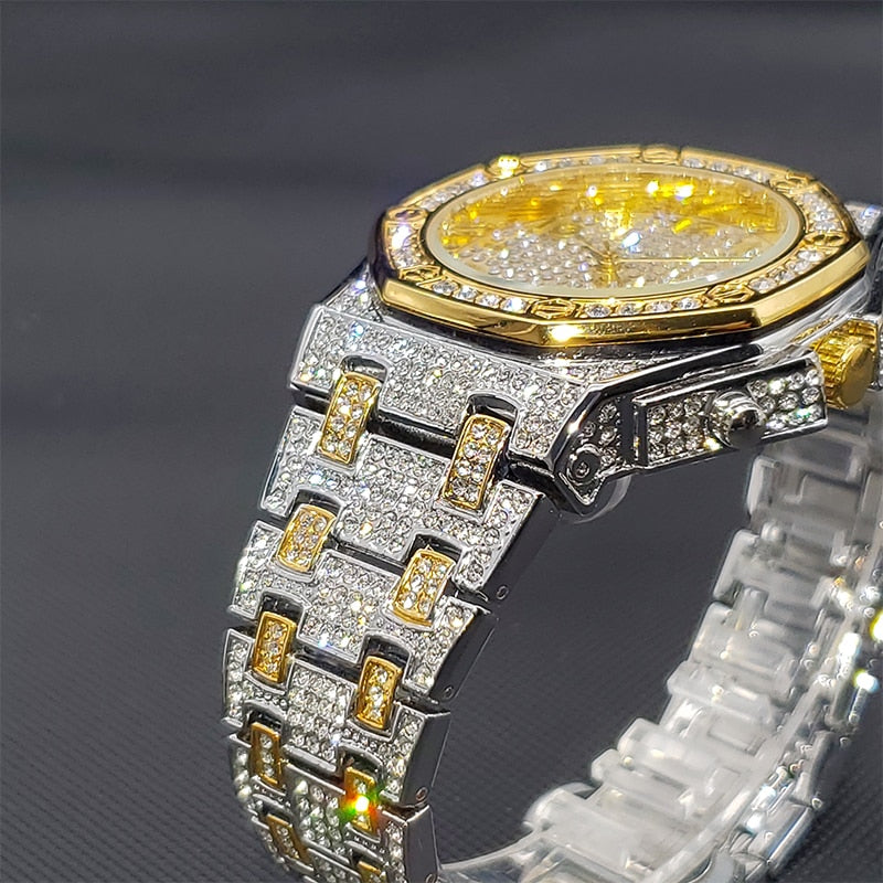 Relógio MissFox Luxury Brand Cravejado de Zircônia Cubica