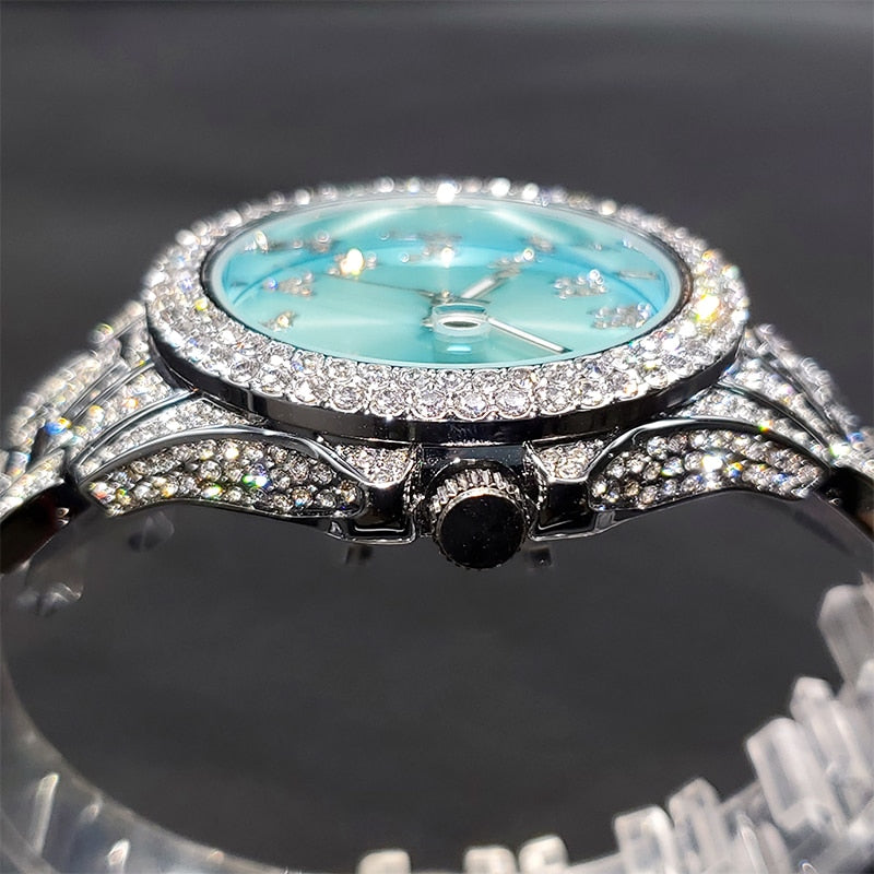 Relógio MISSFOX com Pedras de Zirconia Shiny Diamond