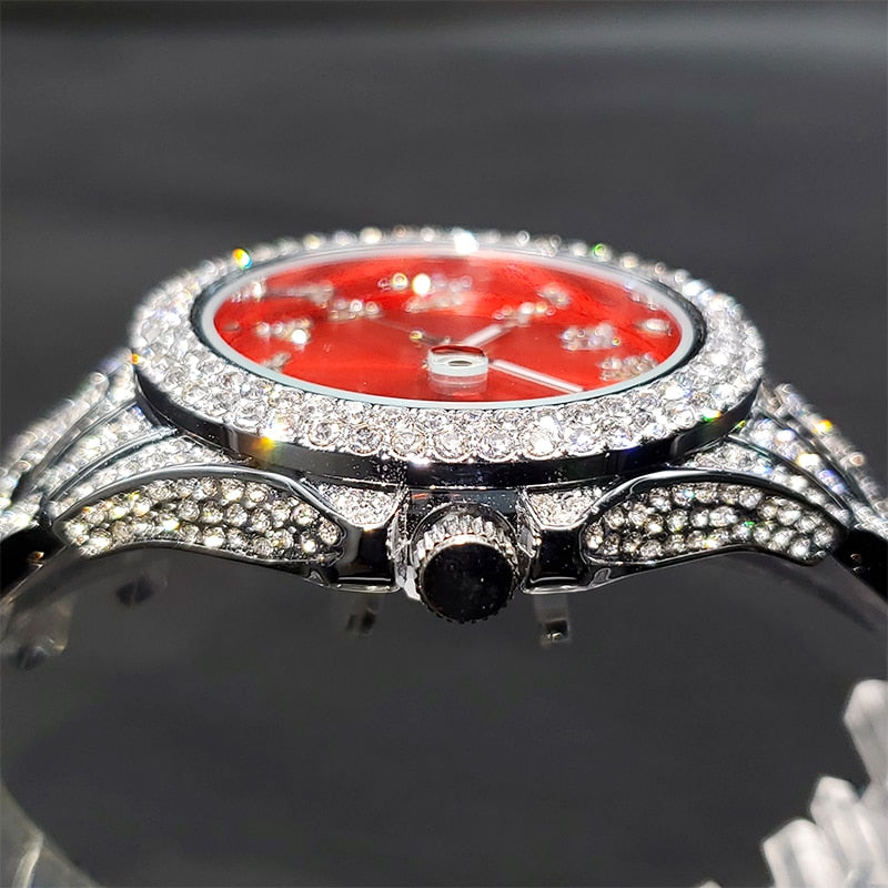 Relógio MISSFOX com Pedras de Zirconia Shiny Diamond