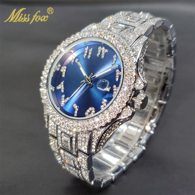 Relógio MISSFOX com Pedras de Zirconia Shiny Diamond