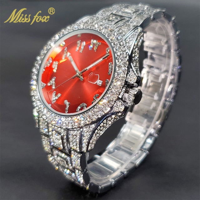 Relógio MISSFOX com Pedras de Zirconia Shiny Diamond