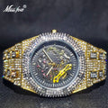 Relógio Mecanical MissFox Diamond Luxury Skeleton