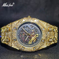 Relógio Mecanical MissFox Diamond Luxury Skeleton