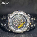 Relógio Mecanical MissFox Diamond Luxury Skeleton