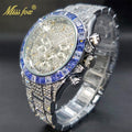 Relógio MissFox Stilo ICE Watchs Cravejado De Zirconia Cubica