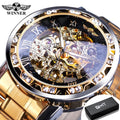 Relógio Masculino Transparente Diamound luminouss Luxo