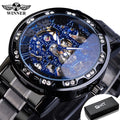 Relógio Masculino Transparente Diamound luminouss Luxo