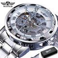 Relógio Masculino Transparente Diamound luminouss Luxo
