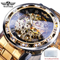 Relógio Masculino Transparente Diamound luminouss Luxo