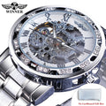 Relógio Masculino Transparente Diamound luminouss Luxo