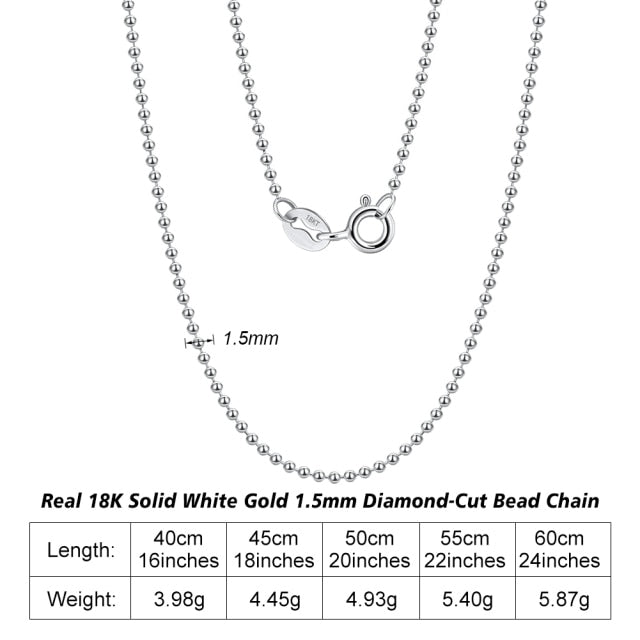 Corrente de Ouro 18k Maciço 1.5mm Elo Cubano c/ Corte diamantado