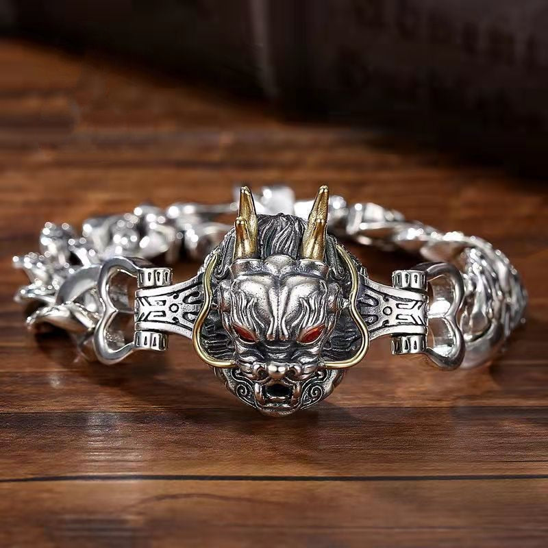 S925 Sterling Silver Jewelry Personality Domineering Men&