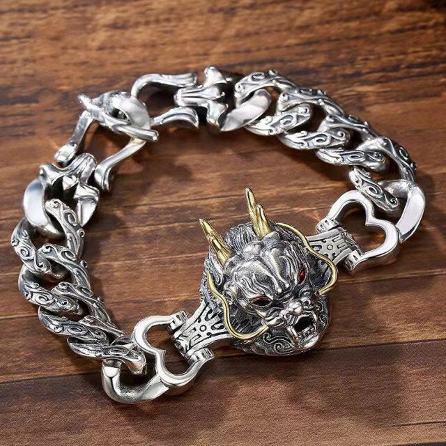 S925 Sterling Silver Jewelry Personality Domineering Men&