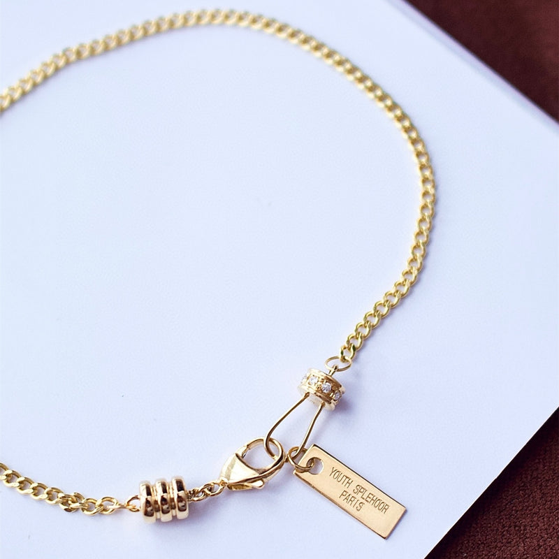 Pulseira Premium Line Tenue Ouro 18K selo AU750