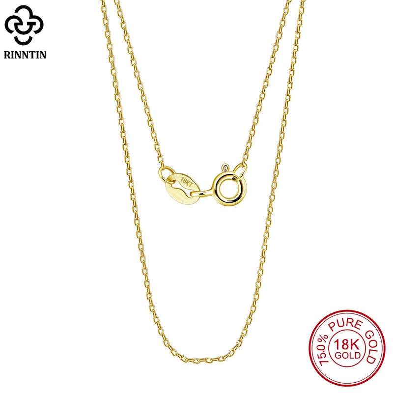 Corrente de Ouro 18k Maciça com 0,9 mm Linha Premium Gold