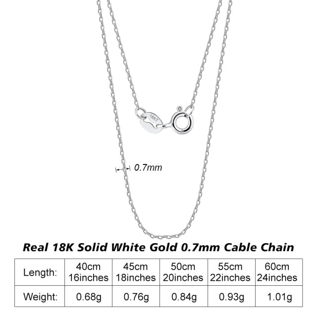 Corrente de Ouro 18k Maciça com 0,9 mm Linha Premium Gold