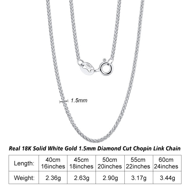 Corrente de Ouro Rinntin 750(18K) Pura 1,5mm Premium Deluxe