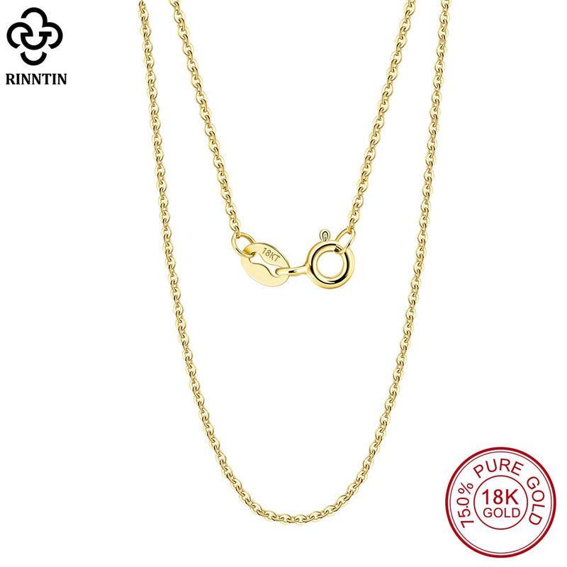 Corrente de Ouro 18K MAÇIÇO  Elo cubano 1.0 mm linha Premium Gold