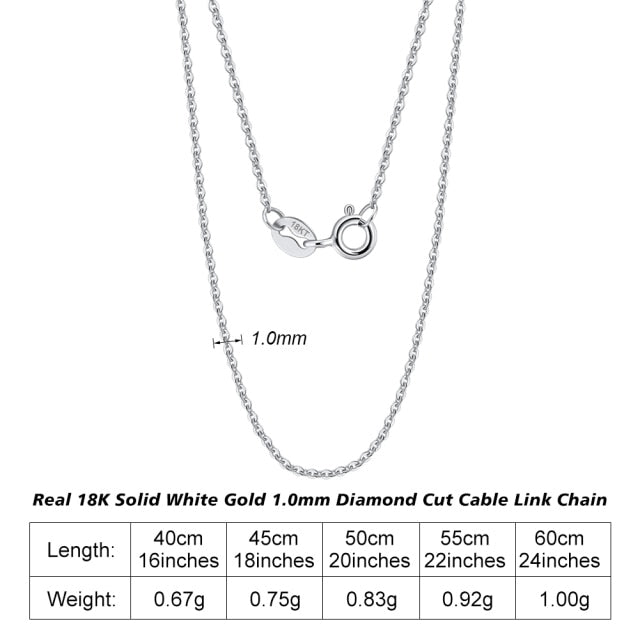 Corrente de Ouro 18K MAÇIÇO  Elo cubano 1.0 mm linha Premium Gold